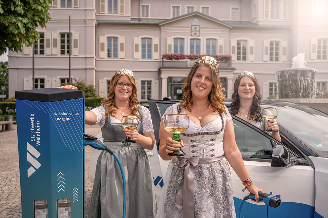 Stadtwerke Weinheim realisieren  neue E-Ladesäulen in Hemsbach