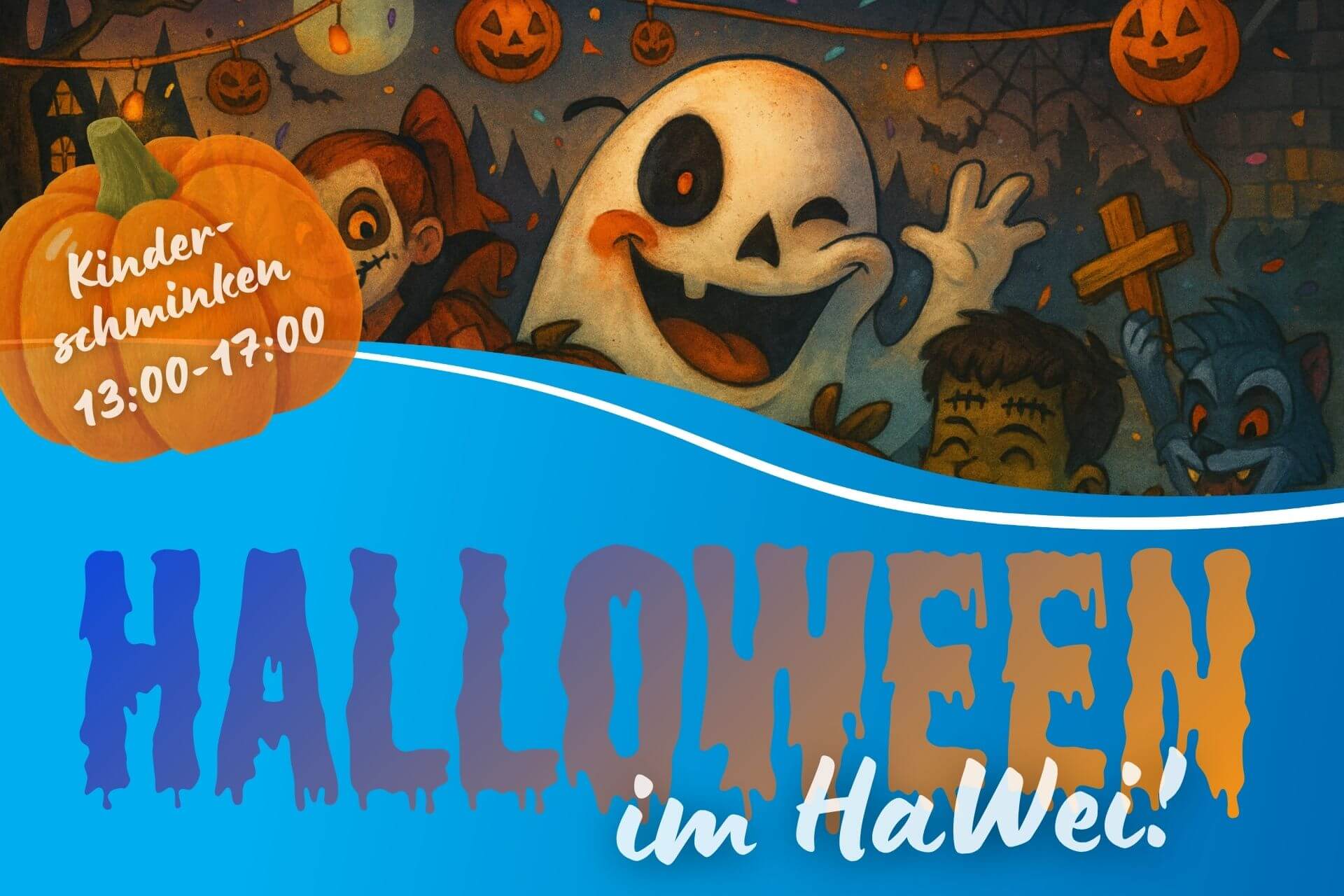 Badespaß in den Herbstferien und schaurig-schönes Halloween im HaWei