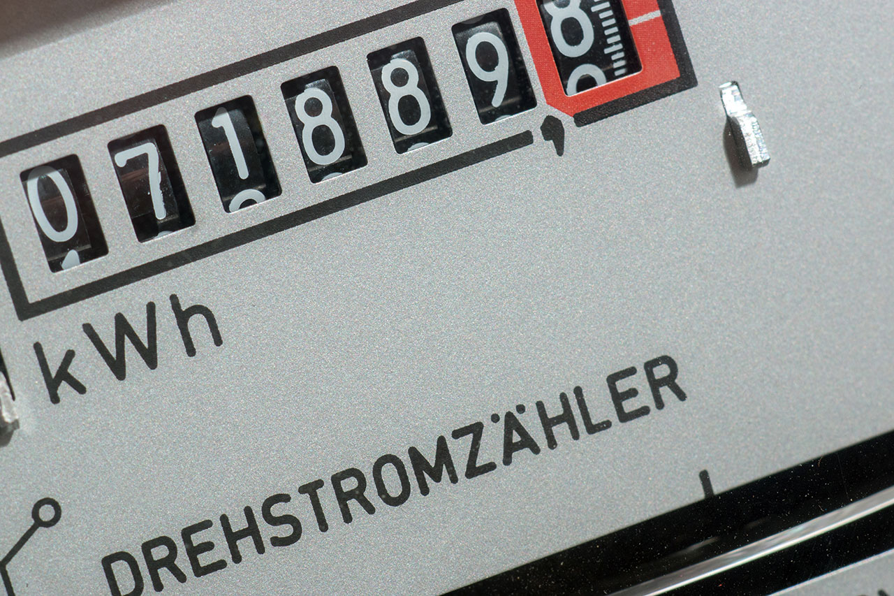 Zählerstand eingeben